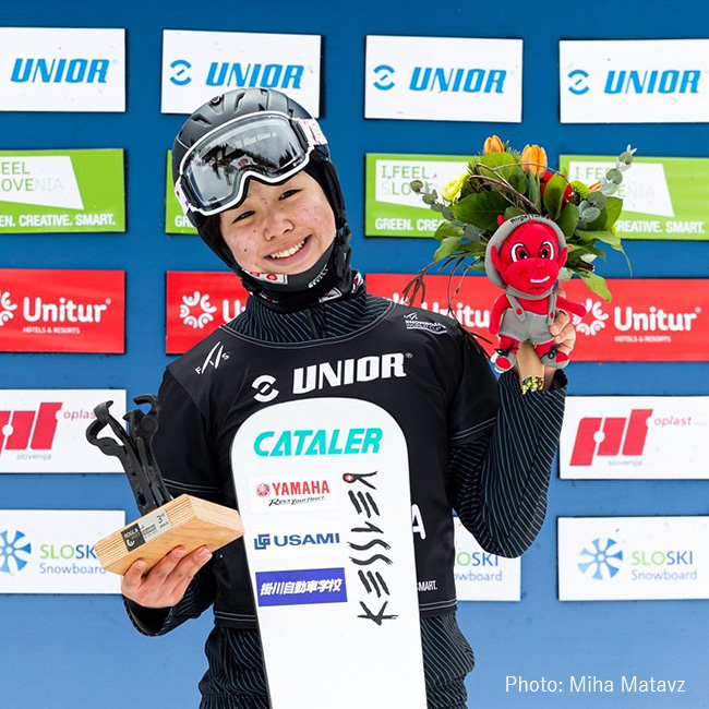 三木つばき W杯 女子パラレル大回転 今季最高の3位！